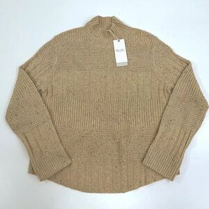 NWT Women's Miss Me Tan & Multicolored Knit Long Sleeve